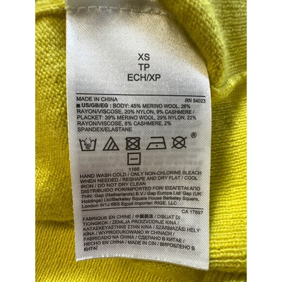 Banana Republic Cardigan Italian Yarn Wool Blend Size XS Women’s Sweater - Picture 7 of 7